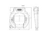 Abus Lock Abus Ring 4750XL NR With Removable Key Black