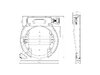Abus Lock ABUS Ring 4650L NR Removable Key Black