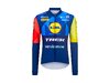 Santini Jersey Santini Trek Race Long Sleeve Small Blue/Ye