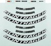 Bontrager Decal Bontrager Aeolus Comp Anthracite/White Front