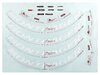 Bontrager Decal Bontrager Aeolus XXX 4 White/Red