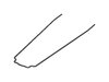 Trek Fender Part Trek-Diamant SKS 700x65 Stay 335mm Squ